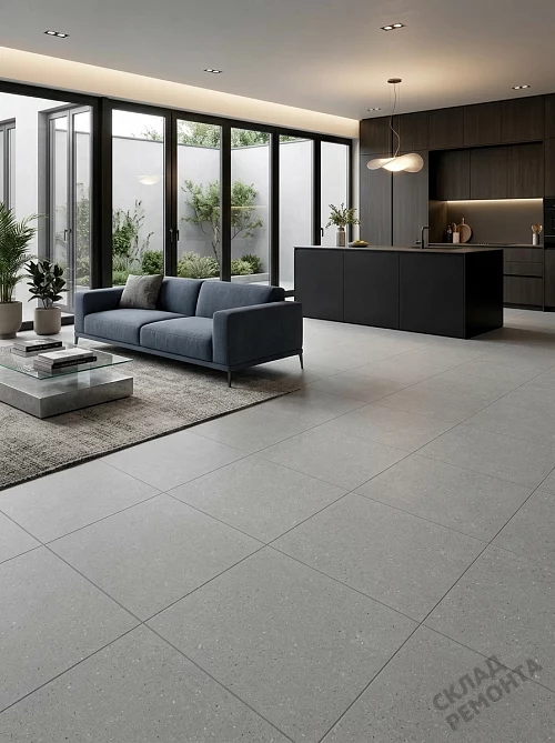 Фото Керамогранит матовый Gracia Ceramica Тренд серый 400*400*7 – купить в Тюмени: цена, описание, фото. Интернет-магазин 1