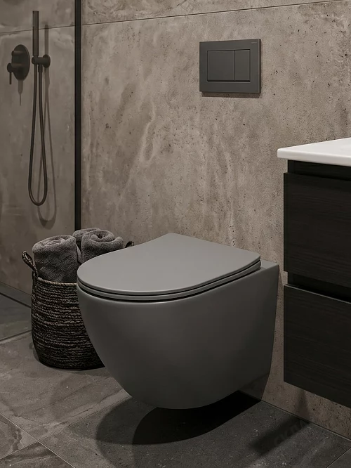 Фото Унитаз подвесной Calypso CS46UQ-MG-OK ультратихий смыв купить в Тюмени: цена, описание, фото. Интернет-магазин 1