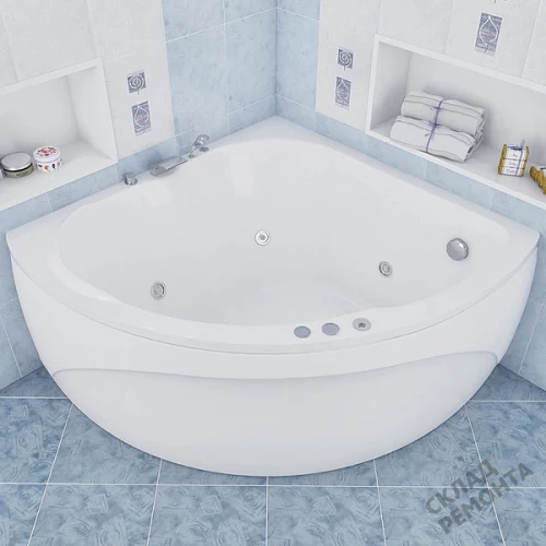 Фото Ванна акриловая Aquanet Fregate 120*120  купить в Тюмени: цена, описание, фото. Интернет-магазин 4