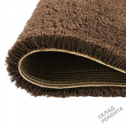 Фото Ковролин OZ Kaplan Gold Shaggy 01800A d. brown коричневый – купить в Тюмени: цена, описание, фото. Интернет-магазин 3