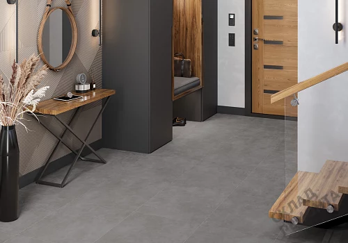 Фото Керамогранит матовый Alma Ceramica Мурал GFU6060MUR70R серый 600*600*9 – купить в Тюмени: цена, описание, фото. Интернет-магазин 3