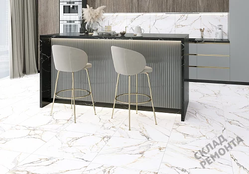 Фото Керамогранит матовый Alma Ceramica Тренди GFU04TRD04R белый 600*600*9 – купить в Тюмени: цена, описание, фото. Интернет-магазин 2