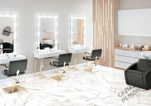 Фото Керамогранит матовый Alma Ceramica Тренди GFU04TRD04R белый 600*600*9 – купить в Тюмени: цена, описание, фото. Интернет-магазин 3