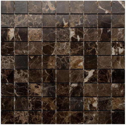 Фото Мозаика Orro Эмперадор темный полированный 30 30,5*30,5 – купить в Тюмени: цена, описание, фото. Интернет-магазин 1