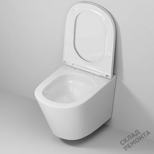 Фото Унитаз подвесной Grossman Tornado GR-4403SQ безободковый купить в Тюмени: цена, описание, фото. Интернет-магазин 2