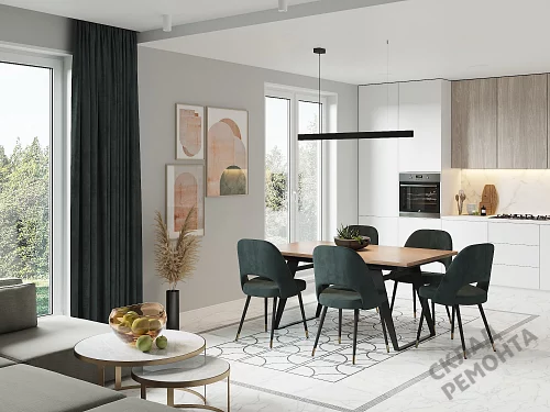 Фото Керамогранит матовый Lasselsberger Каррара Нова 6246-0106 белый 450*450*8 – купить в Тюмени: цена, описание, фото. Интернет-магазин 2